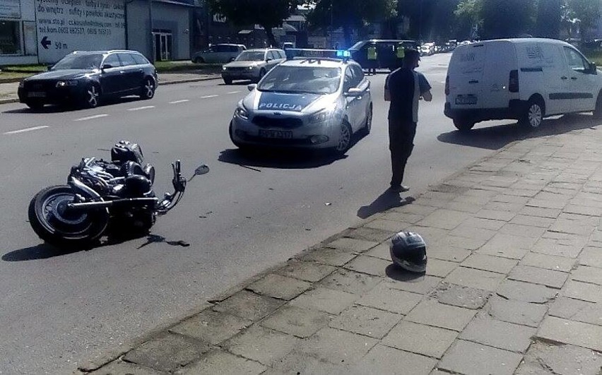 Na ulicy Szczecińskiej w Koszalinie doszło do wypadku...