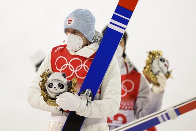 06.02.2022. Dawid Kubacki zdobył brązowy medal igrzysk olimpijskich w Pekinie.