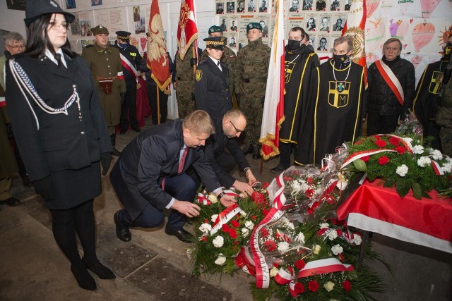 Ubiegłoroczne uroczystości Narodowego Dnia Pamięci Żołnierzy Wyklętych w Słupsku