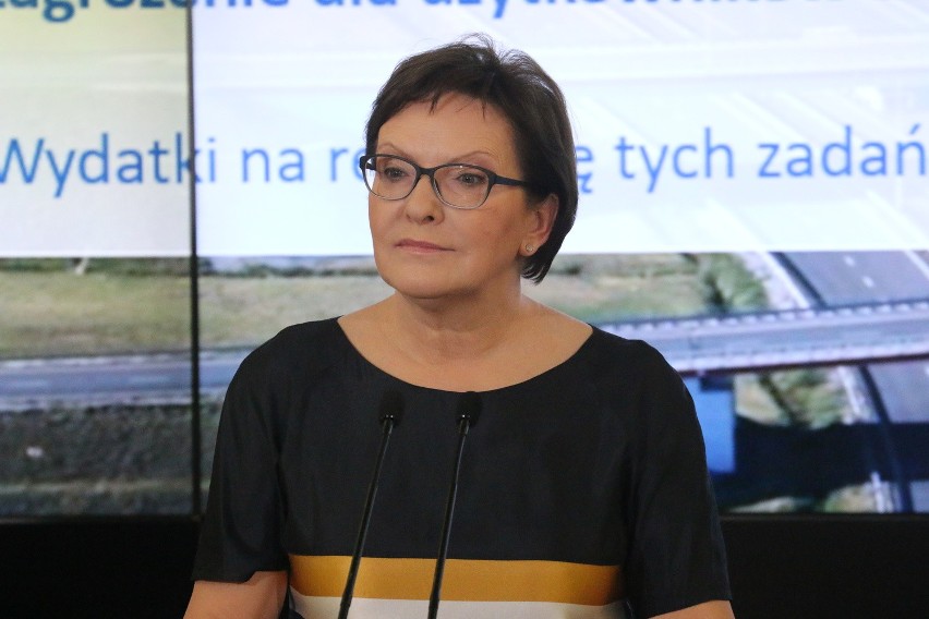 Premier Ewa Kopacz w Opolu.