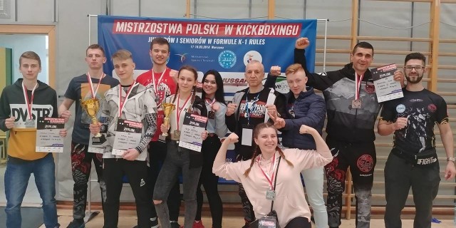 Ekipa Dragona na mistrzostwach w Warszawie.