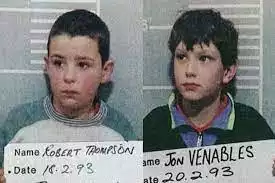 Dziecięcioletni mordercy. Od lewej: Robert Thompson i Jonnie Venables.