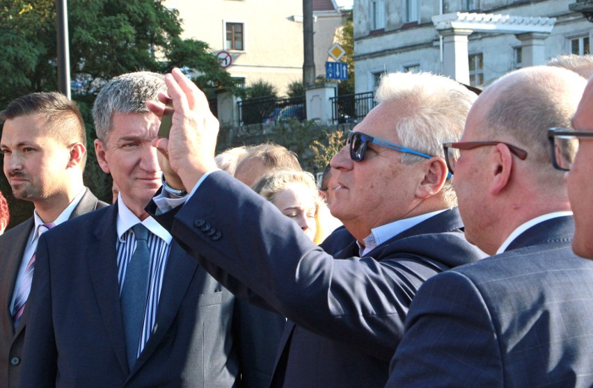 Aleksander Kwaśniewski, prezydent RP dziś odwiedził...