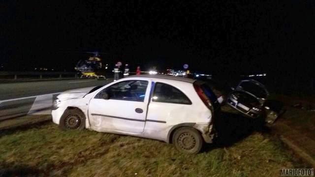 Pięć osób zostało poszkodowanych w zderzeniu trzech samochodów na 205. km autostrady A4 w powiecie brzeskim.