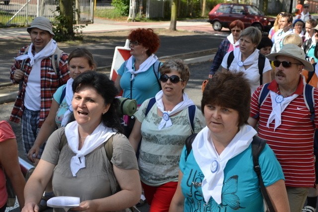 Rybnicka Pielgrzymka na Jasną Górę Wyruszyła