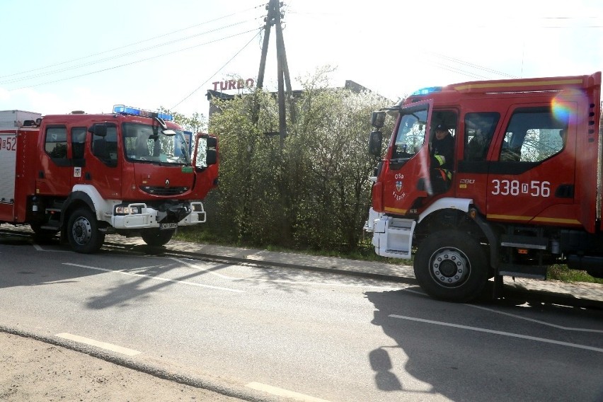 Pożar budynku w miejscowości Borowa pod Wrocławiem