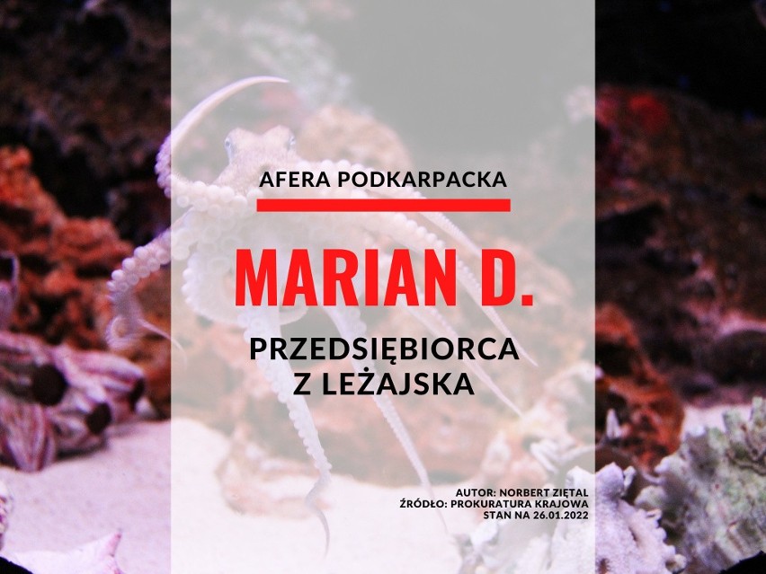 Marian D., przedsiębiorca z Leżajska...