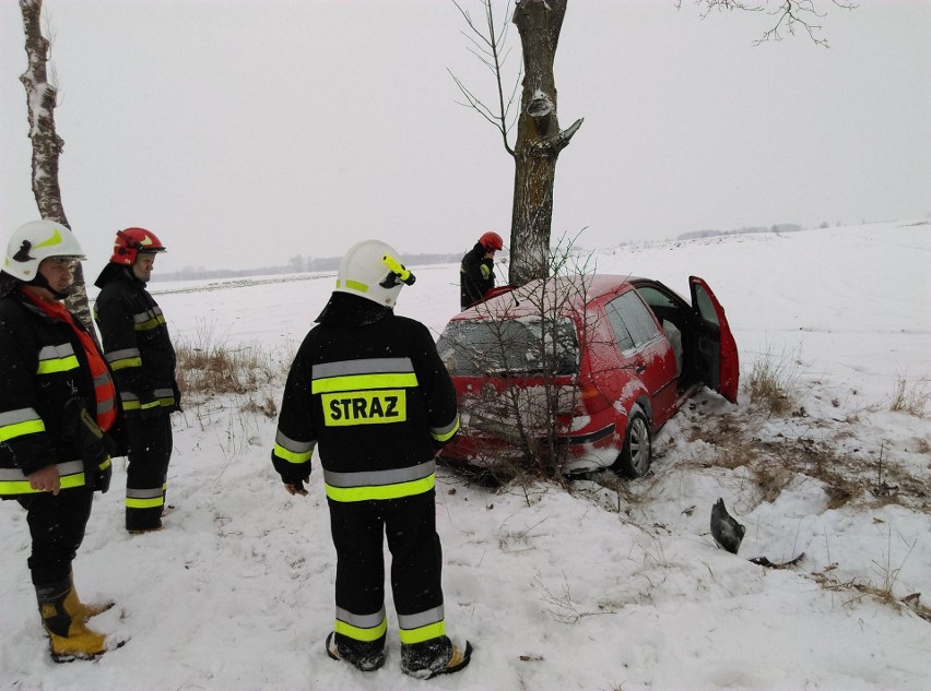 Wypadek na trasie Radziłów - Mścichy.