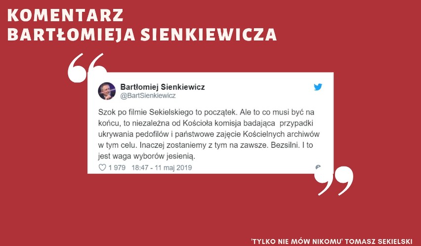 „Tylko nie mów nikomu": Film Sekielskiego wywołuje ogromne emocje. Hołownia: Rzygać mi się chce ZOBACZ KOMENTARZE [16. 5. 2019 r.]