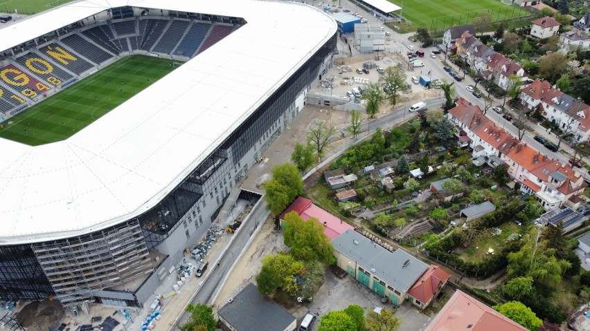 Budowa Stadionu Pogoni jest coraz bliżej ukończenia.