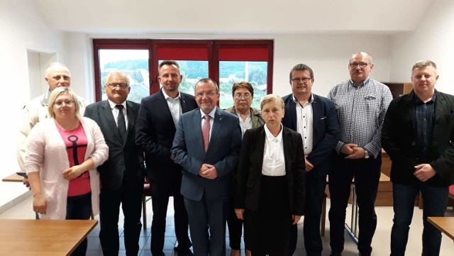 Pierwsze spotkanie członków nowo powstałego klubu radnych PiS w radzie gminy Nagłowice