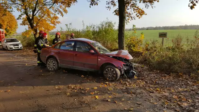 Strażacy na miejscu zdarzenia