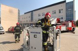 Ćwiczenia strażackie na terenie Świętokrzyskiego Centrum Onkologii w Kielcach [WIDEO, zdjęcia]
