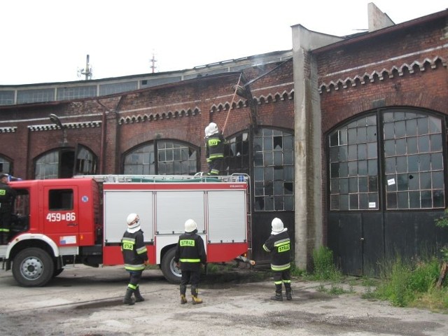 Strażacy szybko uporali się z pożarem wagonowni