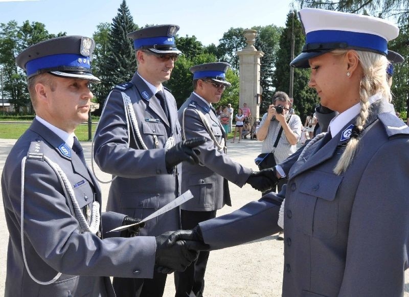 Monika Zamachowska otrzymała awans na sierżanta policji....