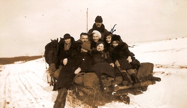 Kulig w stronę Rutki 1937