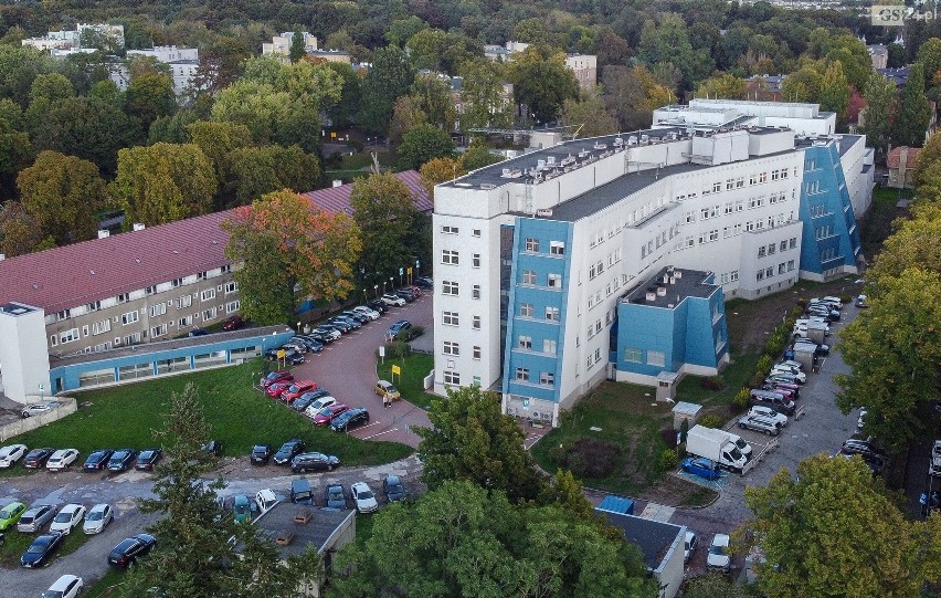 Szpital przy Arkońskiej w Szczecinie.