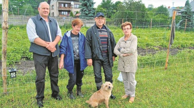 Roman Madejski, Krystyna i Wiesław Bochenkowie oraz ich sąsiadka Zofia Putyna