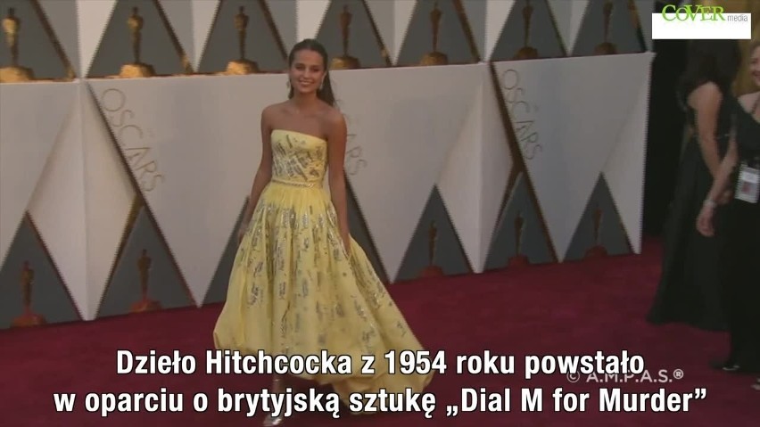 "M jak morderstwo". Alicia Vikander wyprodukuje serial na podstawie filmu Alfreda Hitchcocka! Zagra też główną rolę?