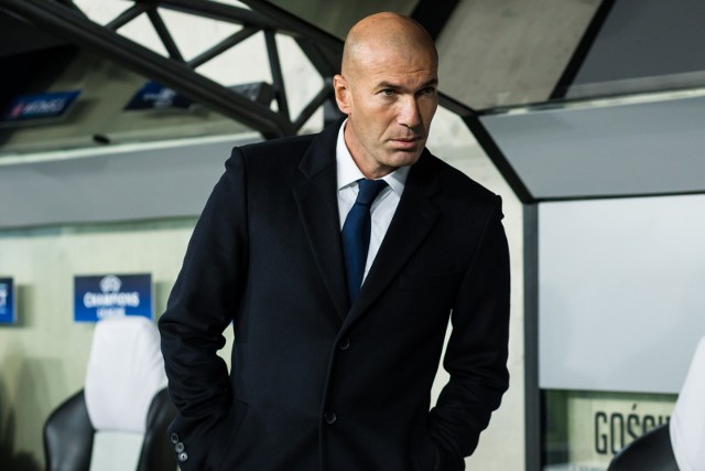 Trener obrońcy mistrzowskiego tytułu Zinedine Zidane