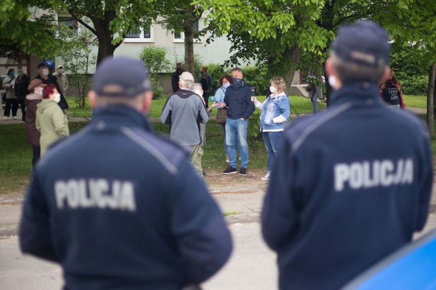 Protest na Osiedlu Niepodległości. Mieszkańcy nie chcą wieży Play