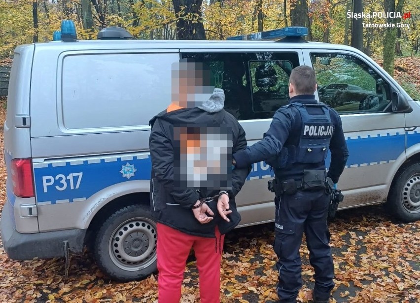 Policjanci z Tarnowskich Gór zatrzymali poszukiwanego...