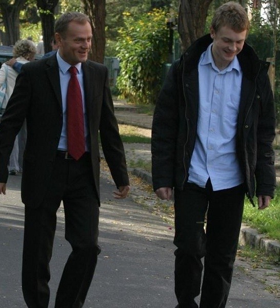 Donald Tusk i Michał Tusk