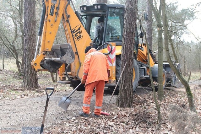 Tak wyglądał remont ścieżki rowerowej z Włocławka do jeziora Wikaryjskiego