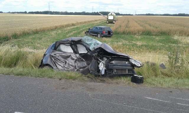 53-latka kierująca samochodem marki Hyundai zginęła na drodze wojewódzkiej 401 między Brzegiem a Kolnicą