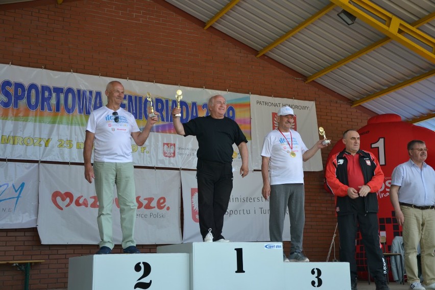 Mazowiecka Sportowa Senioriada 2019. Cztery medale wywalczył Mieczysław Długołęcki z Ostrołęki