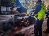 Śmiertelny wypadek w Drohiczynie. Zginął nastoletni kierowca motocykla