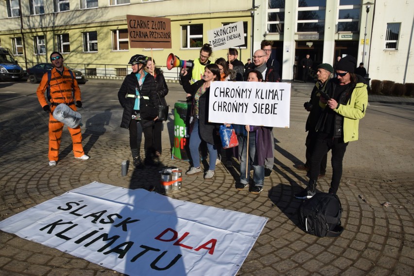 Demonstracja antywęglowa w Katowicach