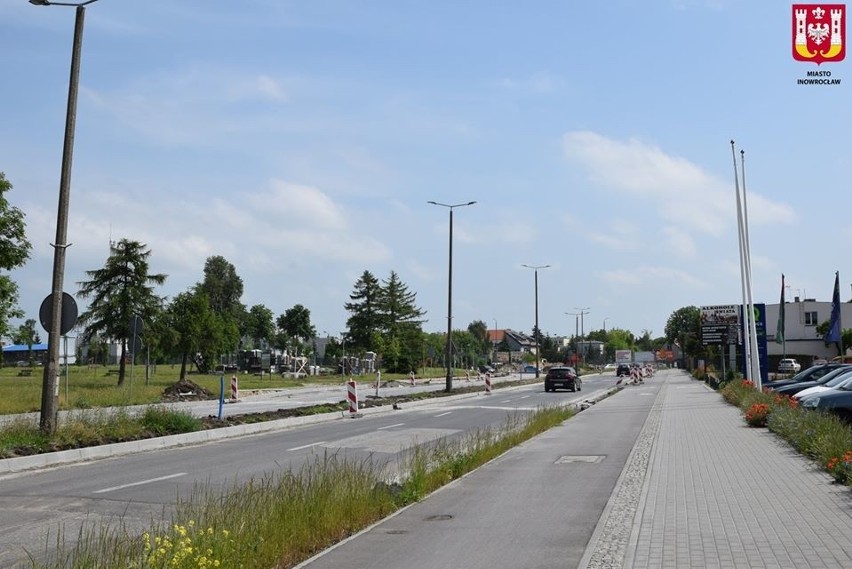 Trwa przebudowa ulicy Górniczej w Inowrocławiu. Zobaczcie...