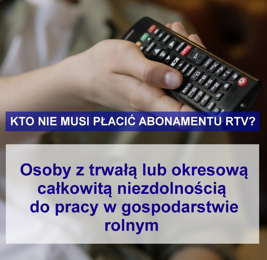 Te osoby nie muszą płacić abonamentu RTV. Mamy najnowsze dane - długa lista wyjątków