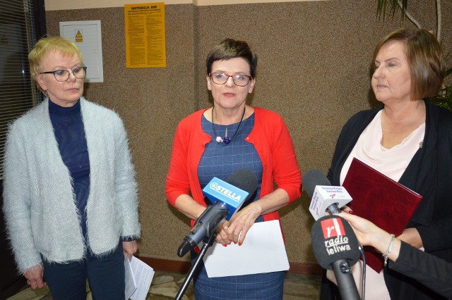 Od prawej Renata Butryn, Krystyna Szulimas i Małgorzata Czwarno-Sieroń
