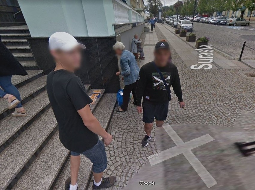 Białostoczanie na zdjęciach Google Street View. Zobacz, kogo uchwyciły kamery w centrum miasta  