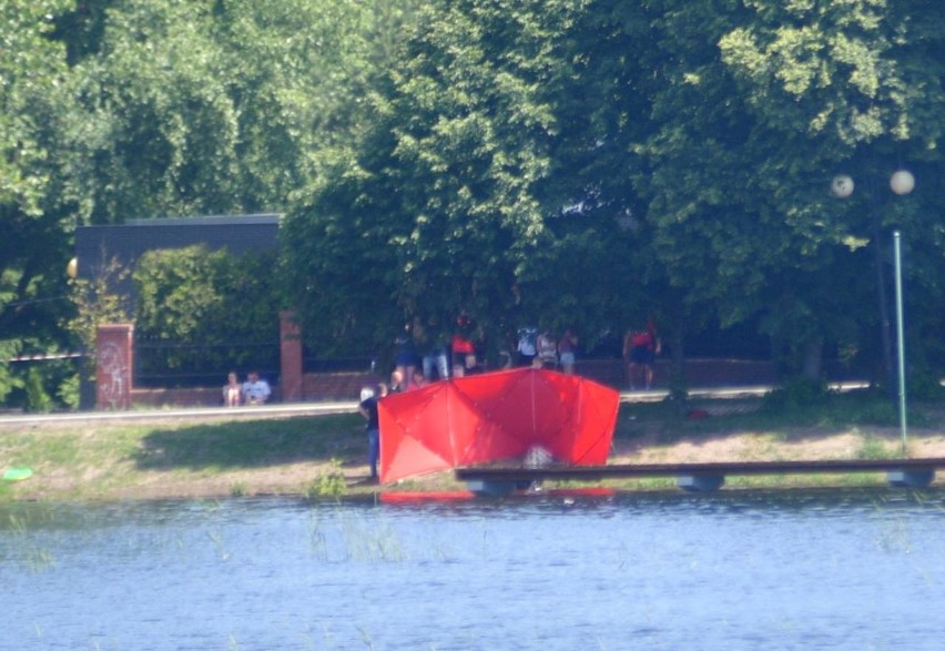 Akcja ratunkowa nad zalewem Borki rozpoczęła się w sobotę...