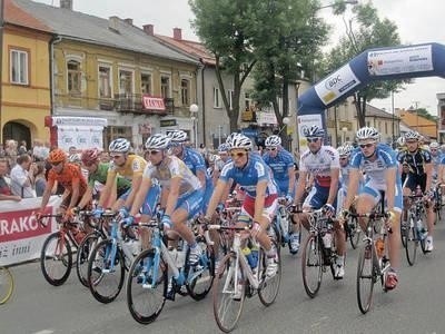 Miechów znalazł się po raz pierwszy na trasie Małopolskiego Wyścigu Górskiego Fot. Anna Donabidowicz