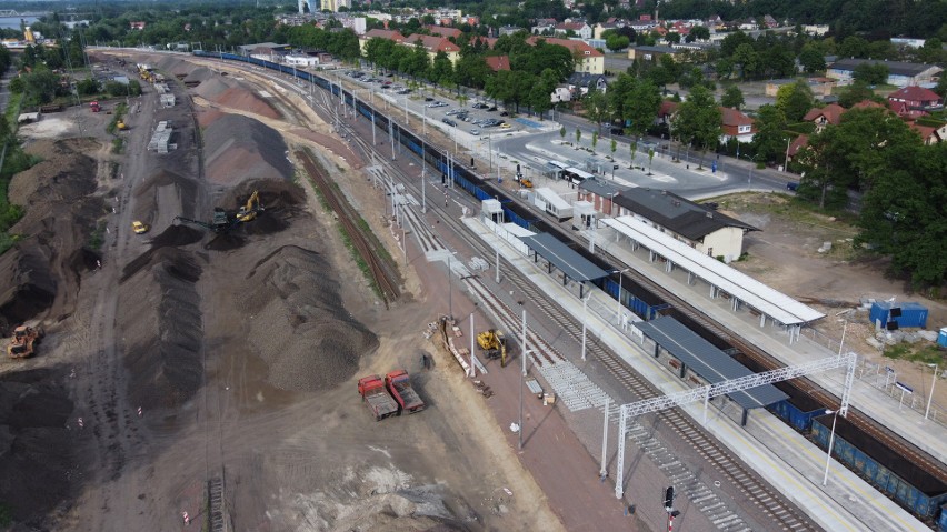 Nowy most kolejowy w Szczecinie