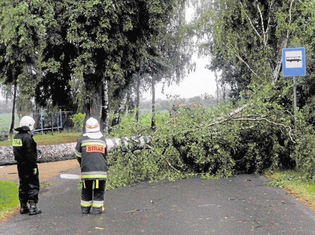 Tak wyglądała wczoraj rano sytuacja na drodze powiatowej w Liplasie 