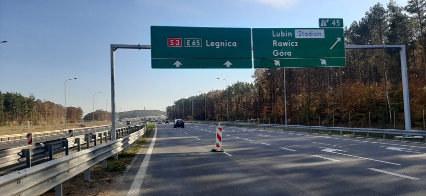 Nowy odcinek trasy S3 pomiędzy Lubinem a Polkowicami otwarto...