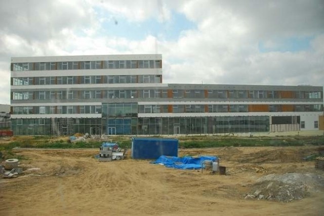 Budynek Inkubatora Technologicznego w Białostockim Parku Naukowo-Technologicznym.