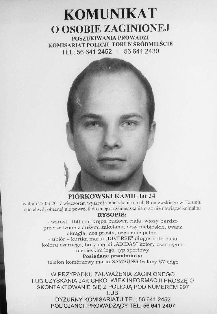 Zaginięcia młodych mężczyzn w Toruniu mają wspólny mianownik?