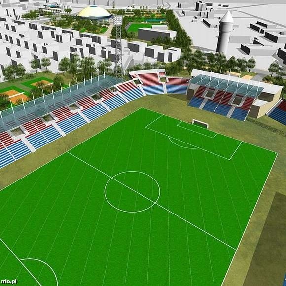 Tak miał wyglądać stadion, który miasto chciało przygotować na Euro 2012.