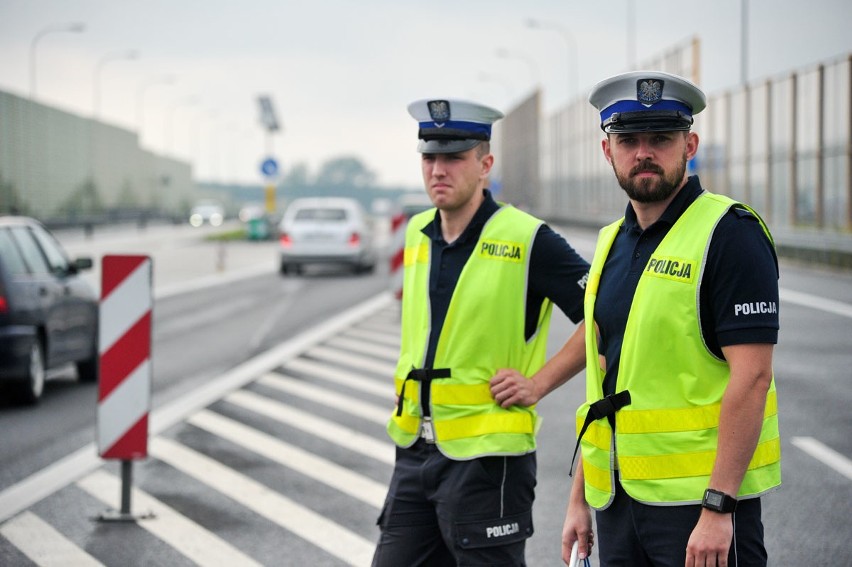 Lubuscy policjanci patrolują drogę S3.