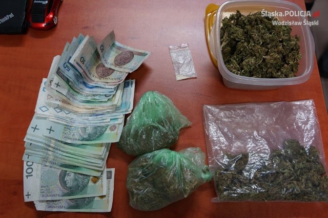 200 działek dilerskich marihuany znaleźli wodzisławscy policjanci w domu 28-latka