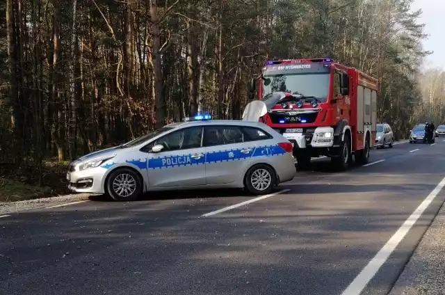 Do wypadku doszło około godziny 8.30 na drodze krajowej numer 48.