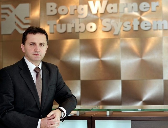 Marek Zabielski, dyrektor firmy BorgWarner Turbo Systems Poland sp. z oo. w Jasionce