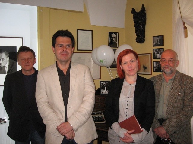 -Zapraszamy na festiwal- mówią (od lewej) Andrzej Leżoń, Marcin Kępa, Renata Metzger i Mieczysław Szewczuk.