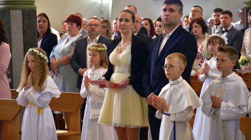 Pierwsza Komunia Święta w Olszewie-Borkach. 21.05.2023. Zdjęcia